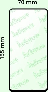 Hello Case Szkło Hybrydowe do Huawei P40 Lite E (szybka 9H, pełne 5D, ochronne) 5