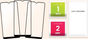 Hello Case 3-pak SZKŁO HARTOWANE DO Moto E7 PLUS / G9 / G9 Play na cały ekran 9H 5D 7