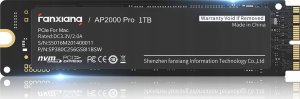 Dysk SSD FanXiang Dysk SSD FanXiang AP2000PRO PCIe for MAC 1TB NVMe M.2 1