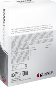 Dysk zewnętrzny SSD Kingston XS1000 2TB Czerwony (SXS1000R/2000G) 6