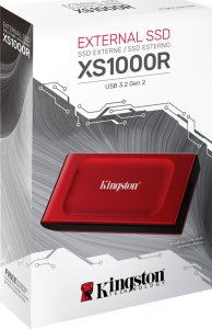Dysk zewnętrzny SSD Kingston XS1000 1TB Czerwony (SXS1000R/1000G) 5