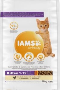 EUKANUBA IAMS for Vitality ze świeżym kurczakiem 10kg kocięta 1