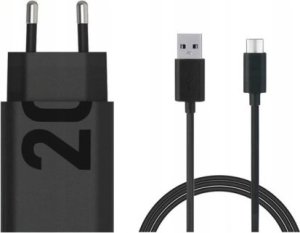 Ładowarka Motorola Charger TurboPower 20W USB-A w/ 1m USB-C cable, Black 1