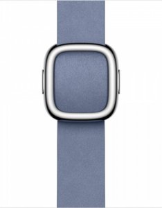 Apple Pasek w kolorze lawendowego błękitu z klamrš nowoczesnš do koperty 41 mm - rozmiar L 1