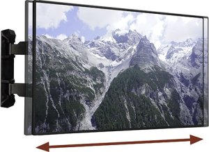 B-Tech Uchwyt przegubowy, obrotowy, podwójny funkcją pochylania i obrotu (VESA 600 x 400) BT8226/B 3