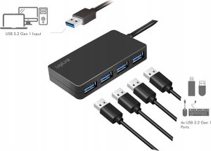 HUB USB LogiLink LogiLink USB 3.2 HUB 4-port, Gen1 schwarz 5