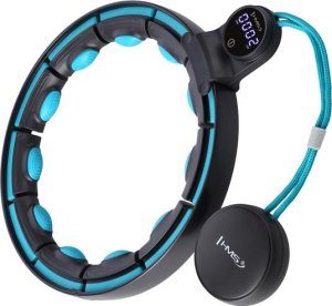 HMS HHM17 HULA HOP BLACK/TURQUOISE Z MAGNESAMI I OBCIĄŻNIKIEM + LICZNIK 18