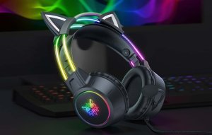 Słuchawki Onikuma X15 Pro Cat Czarny (X15 PRO Cat Black) 3