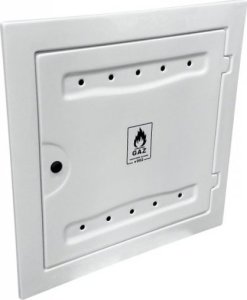 UN OSÅONA LICZNIKA GAZU Z TWORZYWA 120*600*600MM BIAÅA 1
