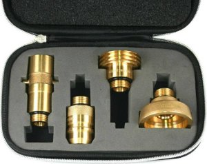 Triton Zestaw adapterów LPG z walizką Drehmeister (W21,8x1/14") Uniwersalny 2