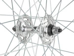 Stars Circle Koło przód 28" srebrne piasta JY-565 -OSTRE KOŁO- Uniwersalny 2