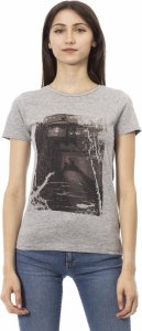 Trussardi Action Koszulka T-shirt marki Trussardi Action model 2BT07 kolor Szary. Odzież damska. Sezon: XL 1
