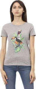 Trussardi Action Koszulka T-shirt marki Trussardi Action model 2BT14 kolor Szary. Odzież damska. Sezon: 2XL 1