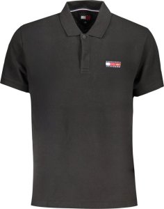 Tommy Hilfiger MĘSKA CZARNA KOSZULKA POLO Z KRÓTKIM RĘKAWEM TOMMY HILFIGER 2XL 1