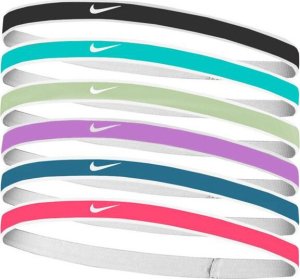 Nike Opaski na włosy Nike Swoosh Sport 6 szt. kolorowe N1002021635OS 1