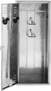 Wiesenfield Szafka na siodło sprzęt jeździecki ze stali ocynkowanej 60 x 60 x 150 cm Szafka na siodło sprzęt jeździecki ze stali ocynkowanej 60 x 60 x 150 cm 3