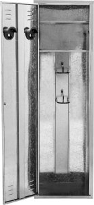 Wiesenfield Szafka na siodło sprzęt jeździecki ze stali ocynkowanej 60 x 60 x 200 cm Szafka na siodło sprzęt jeździecki ze stali ocynkowanej 60 x 60 x 200 cm 3