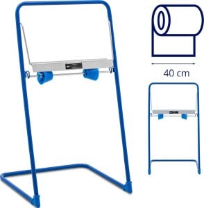 MSW Stojak podajnik na czyściwo przemysłowe podłogowy szer. 40 cm śr. 50 cm do 10 kg Stojak podajnik na czyściwo przemysłowe podłogowy szer. 40 cm śr. 50 cm do 10 kg 1