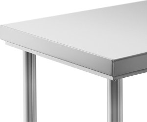 Royal Catering Stół blat roboczy centralny stalowy z półką 100 x 70 cm Stół blat roboczy centralny stalowy z półką 100 x 70 cm 4