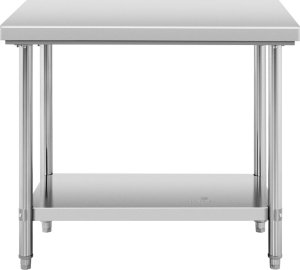 Royal Catering Stół blat roboczy centralny stalowy z półką 100 x 70 cm Stół blat roboczy centralny stalowy z półką 100 x 70 cm 6
