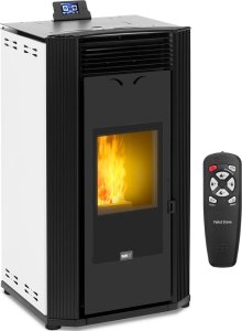 MSW Piec piecyk kominek na pellet z płaszczem wodnym do 400 m3 24000 W Piec piecyk kominek na pellet z płaszczem wodnym do 400 m3 24000 W 2