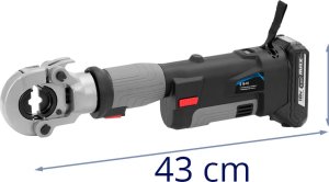MSW Zaciskarka prasa do kabli akumulatorowa 16-300 mm2 60 kN Zaciskarka prasa do kabli akumulatorowa 16-300 mm2 60 kN 6