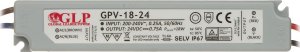Zasilacz serwerowy GLP Zasilacz GPV 18W 24V DC ip67 gpv-18-24 led glp 2