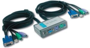 Przełącznik D-Link DKVM-2KU PS2+USB 1