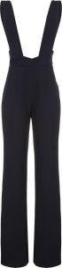 Nife Granatowy kombinezon z szelkami - KM08 (kolor granat, rozmiar 42) 2