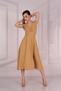 Merribel Molinen Camel D04 sukienka (kolor CAMELOWY, rozmiar XL) 1