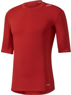 Adidas Koszulka męska Techfit Base Short Sleeve czerwona r. M (AJ4968) 1