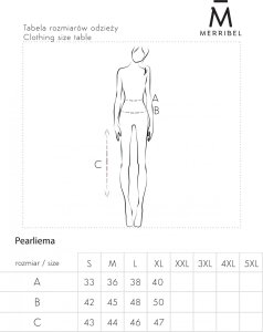 Merribel Pearliema Powder spódnica (kolor różowy, rozmiar L) 8