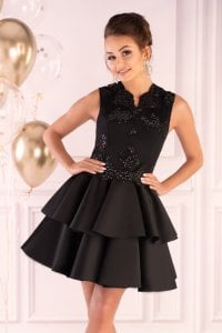 Merribel Karieela Black 90543 sukienka (kolor czarny, rozmiar XL) 1