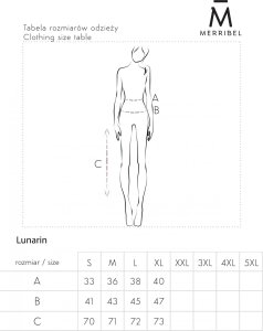 Merribel Lunarin Powder 90532 spódnica (kolor różowy, rozmiar XL) 6