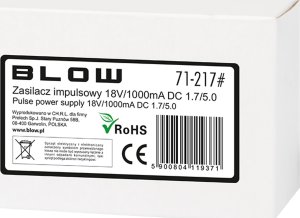 Zasilacz do laptopa Blow 18 W, 1 A, 18 V 2