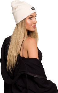 MOE M624 Czapka beanie - śmietankowa (kolor ecru, rozmiar uni) 2