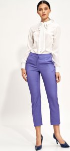 Nife Fioletowe spodnie chino - SD70 (kolor fiolet, rozmiar 36) 1