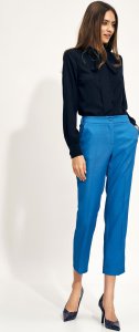 Nife Niebieskie spodnie chino - SD70 (kolor niebieski, rozmiar 40) 1
