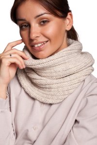 BE Knit BK062 Komin wąski - beżowy (kolor beż, rozmiar uni) 1