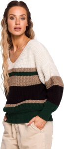 MOE M686 Sweter w pasy - model 1 (kolor jak na zdjęciu, rozmiar S/M) 1