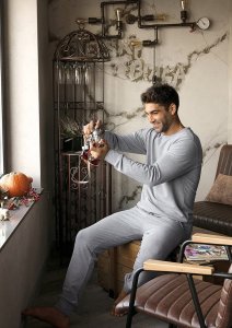 Dkaren Komplet Męski Justin (kolor jeans, rozmiar M) 27