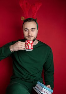 Dkaren Komplet Męski Justin (kolor jeans, rozmiar M) 35