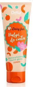 Delia Delia Dairy Fun budyń do ciała Pomarańczowy Zawrót Głowy 250ml 1