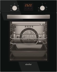 Mini piekarnik Simfer Simfer | 4207BERSP | Oven | 47 L | Multifunctional | Manual | Pop-up knobs | Height 59.5 cm | Width 45 cm | Black 4