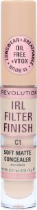 MAKE UP REVOLUTION Makeup Revolution IRL Filter Finish Korektor w płynie C1 6g 1