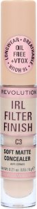 MAKE UP REVOLUTION Makeup Revolution IRL Filter Finish Korektor w płynie C3 6g 3