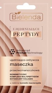 Bielenda Ujędrniające Peptydy Ujędniająco-Odżywcza Maseczka przeciwzmarszczkowa 8g 2
