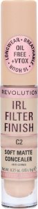 MAKE UP REVOLUTION Makeup Revolution IRL Filter Finish Korektor w płynie C2 6g 2