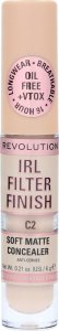 MAKE UP REVOLUTION Makeup Revolution IRL Filter Finish Korektor w płynie C2 6g 3