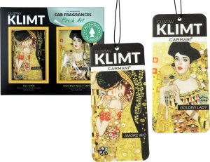 Dyfuzor zapachowy Carmani Kpl. 2 zapachów samochodowych - G. Klimt, Amore mio i Golden Lady  (CARMANI) 1